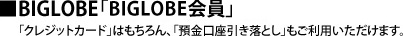 BIGLOBE�uBIGLOBE����v
